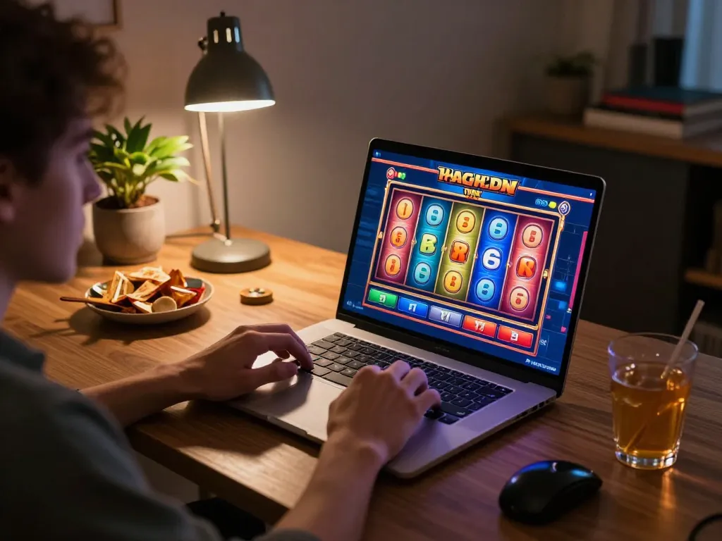 Engaging in thrilling online slots at Jun88 through a stylish home setup with quick access to Link vào Jun88.
