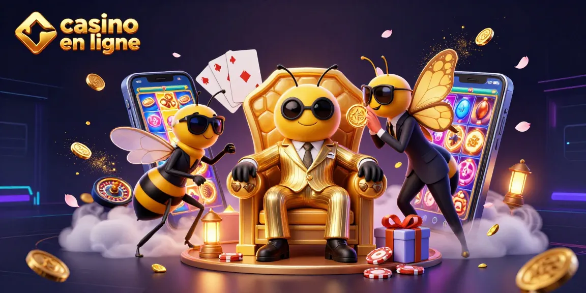Rencontrez le bumblebee dans son royaume du casino en ligne avec des pièces d'or et des jeux de machines à sous.