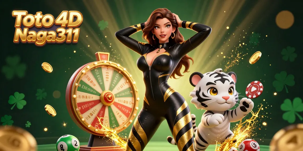 Toto 4D Naga311 showcases vibrant lottery gameplay with dynamic characters and engaging visuals.