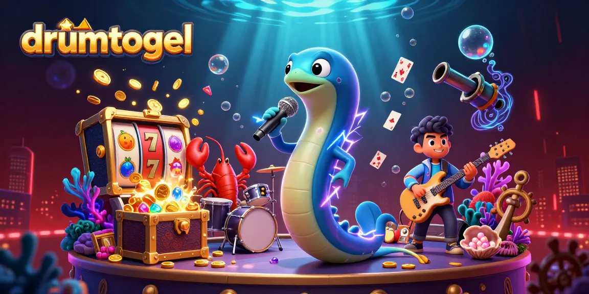 drumtogel menawarkan pengalaman kasino bawah laut dengan ikan listrik DJ dan band pendukung menghibur pengunjung