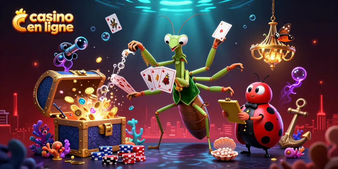 Jouez au casino en ligne avec des personnages animés dans un monde sous-marin coloré.