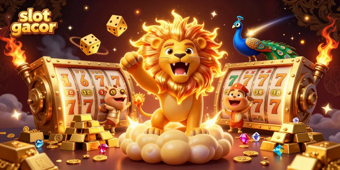 Spin the slot gacor and win big with a roaring lion and treasures galore!