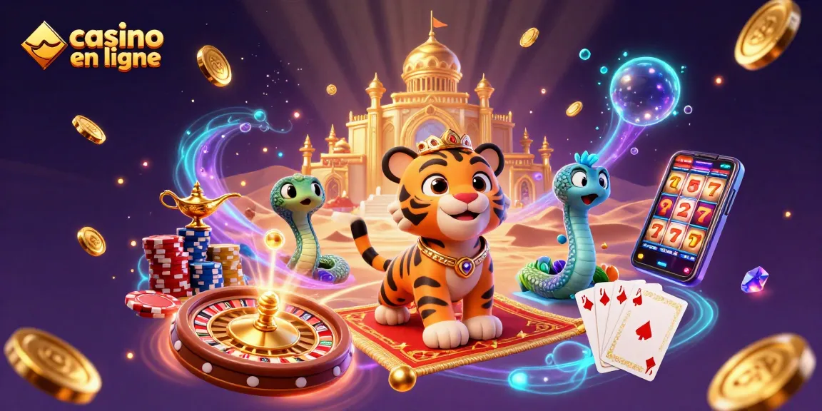 Gagnez au casino en ligne avec des personnages colorés, jackpots scintillants et un décor magique.