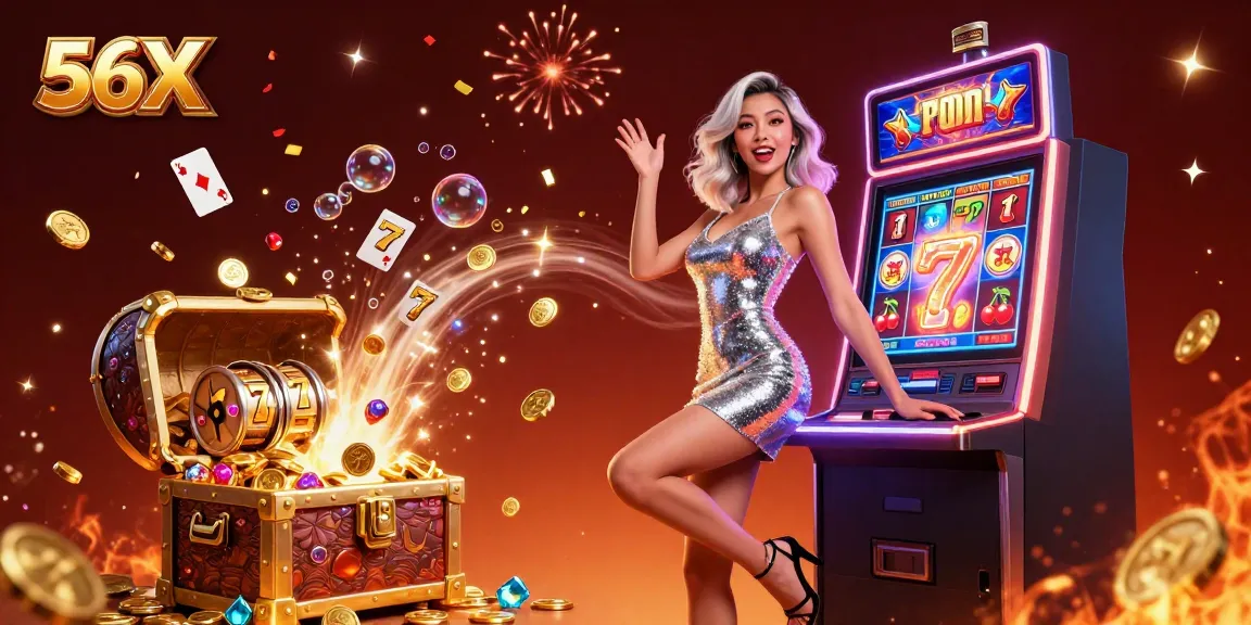 Experience the thrill of winning at 56X with jackpot celebrations and vibrant casino dynamics.