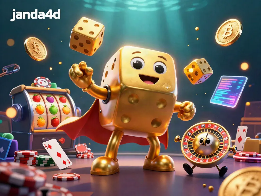 Mainkan janda4d dengan pengalaman kasino yang interaktif, menggabungkan simbol slot dan elemen digital.