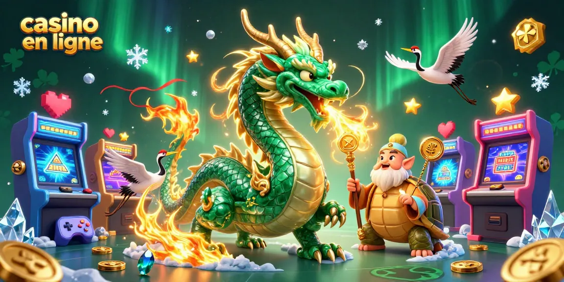 Ajoutez de l'excitation avec des jeux de casino en ligne, dragon jade et sage de la tortue.