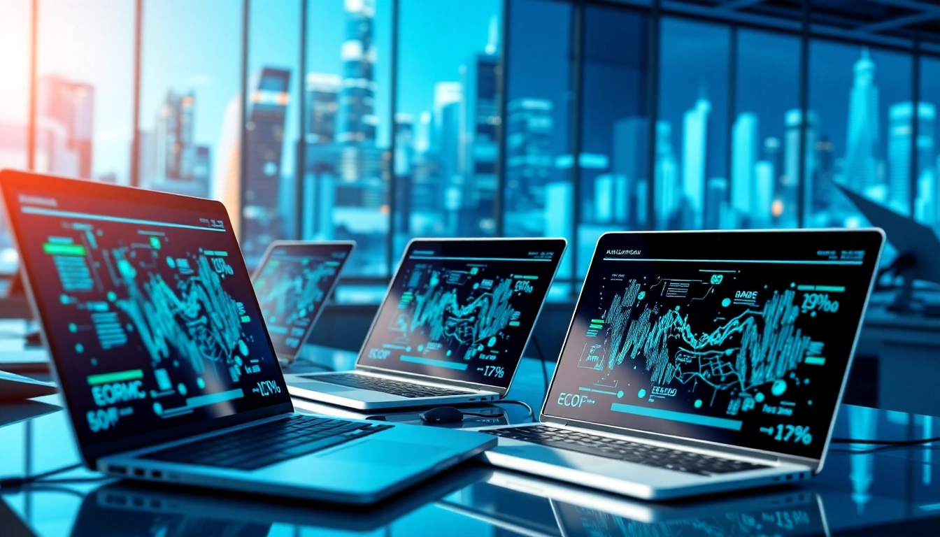 EORMC AI blockchain development showcased in a modern digital workspace with advanced technology.