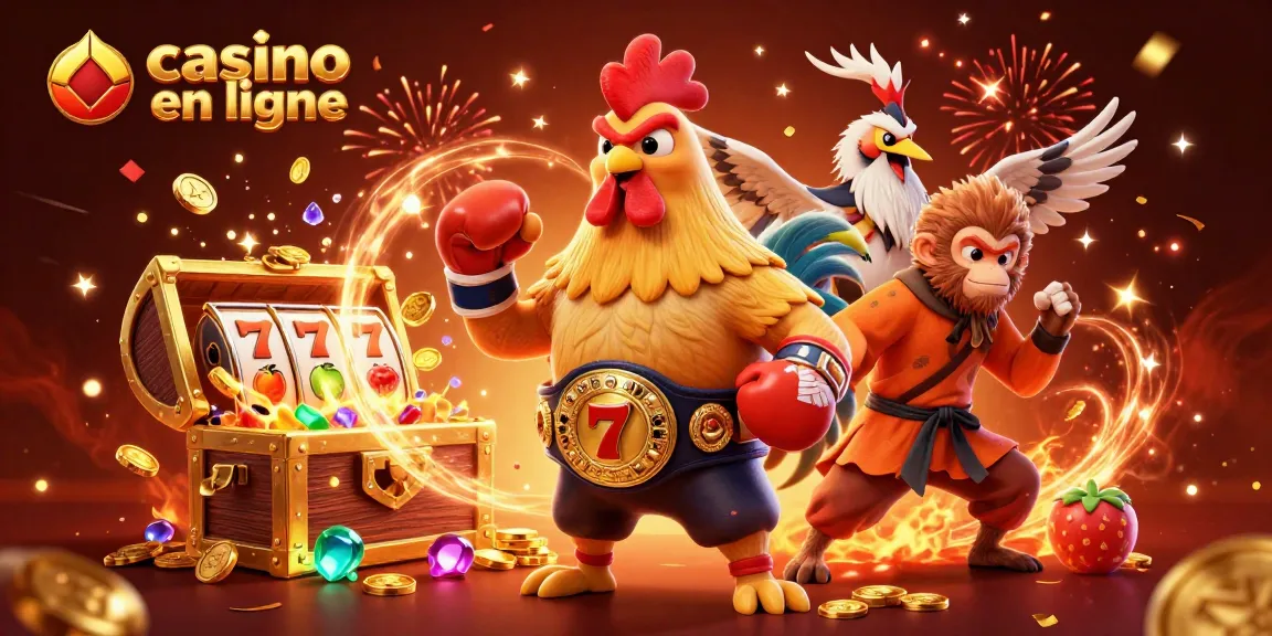 Découvrez des jeux de casino en ligne avec un coq thaï, un singe martial et une grue