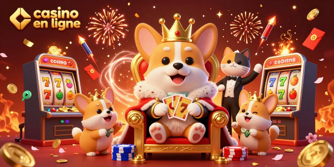 Jouez au casino en ligne avec style en découvrant des personnages animés dans un cadre festif.