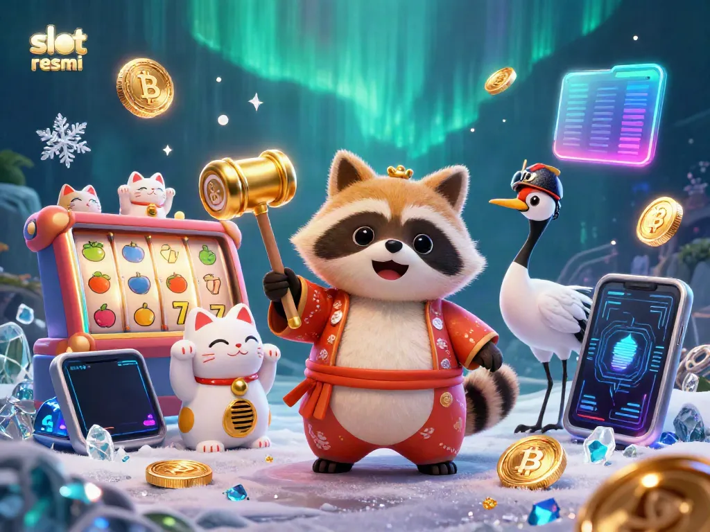 Menangkan permainan dengan slot resmi di kasino online yang dikelilingi karakter keberuntungan