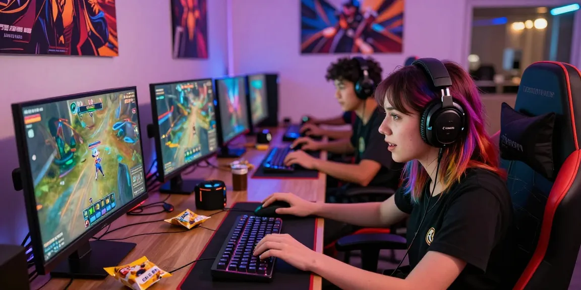 Exciting gaming moment at https://rokok88.us with diverse players immersed in multiplayer action.