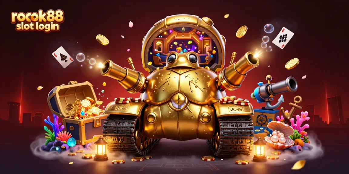 Experience the excitement of rokok88 slot login in a vibrant 3D casino world filled with treasures and colorful gems.