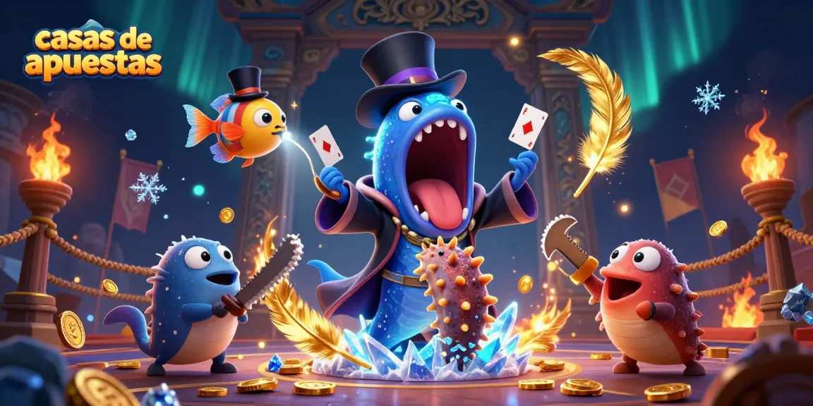 Conoce las casas de apuestas más innovadoras mientras un pez globo realiza trucos de magia.