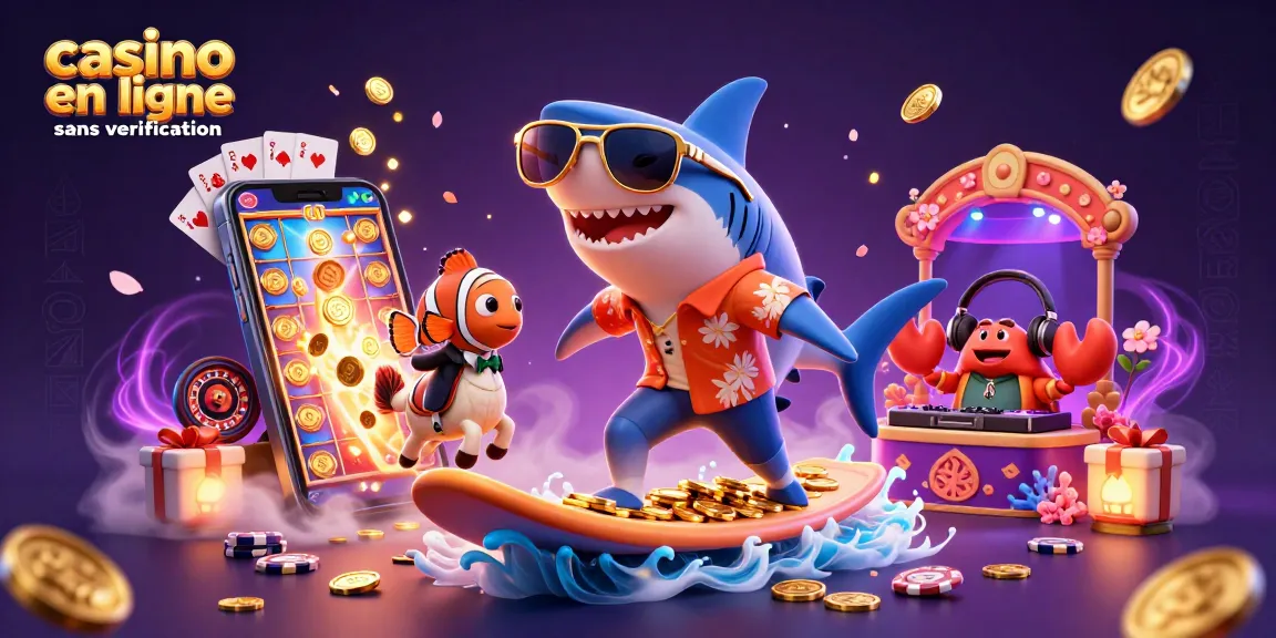 Profitez de l'expérience de jeux sur un casino en ligne sans vérification avec nos personnages colorés et dynamiques.