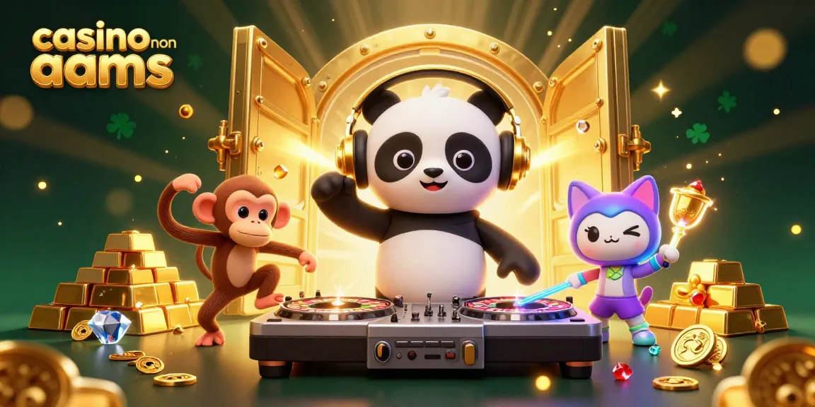 Il DJ panda e gli amici animano il mondo dei casino non AAMS con colori vibranti e premi mozzafiato.