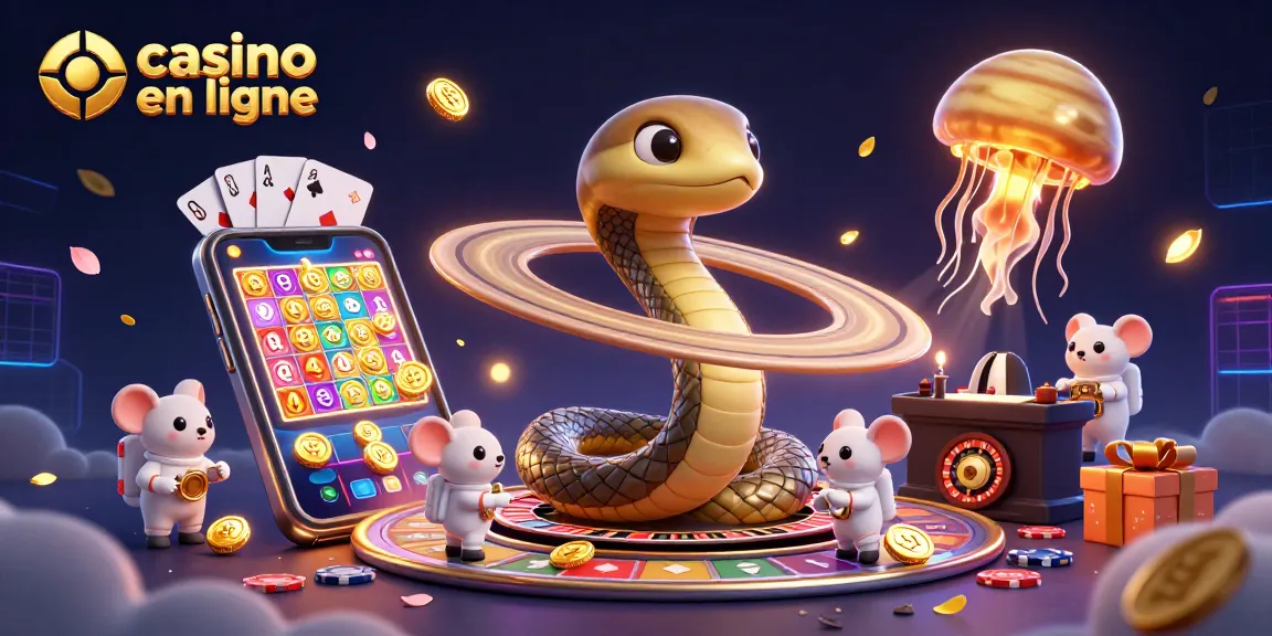 Vente excitante dans un casino en ligne avec des astronautes pariant sur les anneaux de Saturne.