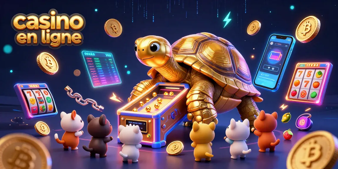 Découvrez le monde dynamisant des jeux de casino en ligne avec cette illustration captivante.