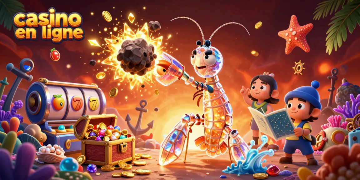 Casino en ligne : plongez dans l'univers des jeux avec une illustration captivante.